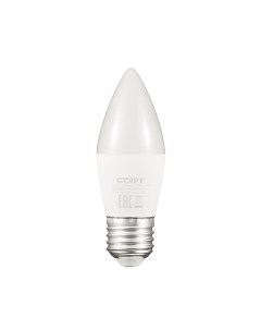 Лампа светодиодная E27 свеча 10 Вт 3000 K теплый свет 800лм 220 В 4610116202661 Старт