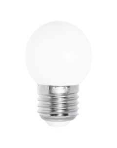 Лампа светодиодная E27 шар G45 1 Вт теплый свет SBL G45 01 30K E27 Smartbuy
