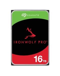 Жесткий диск HDD 16Tb Ironwolf Pro 3 5 7200rpm 256Mb SATA3 ST16000NT001 Seagate