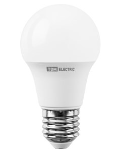 Лампа светодиодная E27 грушевидная A60 10 Вт 3000 K теплый свет 950лм SQ0340 0373 Tdm