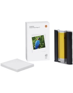 Фотобумага A7 273 г м глянцевая 40 листов односторонняя BHR6756GL для термической печати Xiaomi