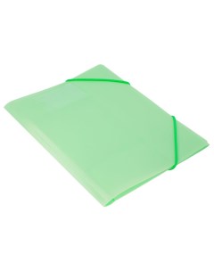 Папка на резинке пластик 30 зеленый турмалин GEMPR05GRN Бюрократ