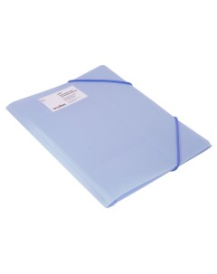 Папка на резинке пластик 30 голубой топаз GEMPR05AZURE Бюрократ