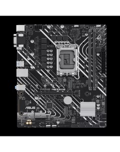 Материнская плата PRIME H610M E CSM Socket1700 Intel H610 2xDDR5 DIMM PCI Ex16 4SATA3 7 1 ch GLAN 4  Asus