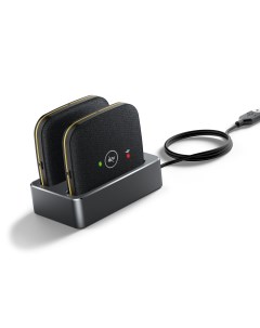 Микрофон беспроводной CPW65-DECT-Duo, настольный, черный, 2 шт. (CPW65-DECT-Duo) Yealink