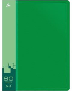 Папка пластик зеленый BPV60GRN Бюрократ