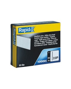 Закаленные супертвердые гвозди тип 23P, PN/P0.6/P, сечение: 0.64х0.64мм, длина: 2 см (5001359) 10000 шт Rapid