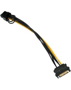 Кабель питания SATA PCI E 8 pin 20 см прямой CC PCIE SATA 20CM Cablexpert