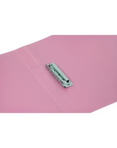 Папка с зажимом пластик розовый аметист GEM07CPIN Бюрократ