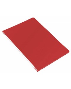 Папка с зажимом пластик красный PZ05CRED Бюрократ