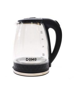 Чайник SML1802 2л 2 кВт стекло пластик прозрачный черный SML1802GL Domo