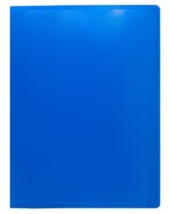 Папка с зажимом пластик синий ECB04PBLUE Buro