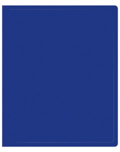 Папка на кольцах пластик синий ECB0420 2RBLUE Buro
