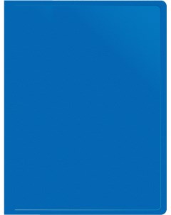 Папка с зажимом пластик синий ECB04CBLUE Buro