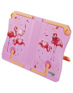 Подставка Flamingo 1 отделение пластик розовый 238061 Brauberg
