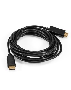 Кабель DisplayPort 20M HDMI 19M экранированный 5 м черный EX CC DP HDMI 5 0 EX294711RUS Exegate