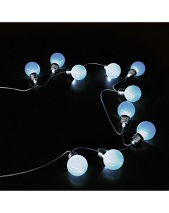 Гирлянда светодиодные лампы шары ламп 10 шт 3 8 м от сети белый GS033 Gauss