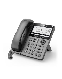 VoIP телефон P22P 2 линии 2 SIP аккаунта монохромный дисплей серый P22P Flyingvoice