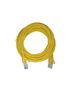 Патч корд UTP кат 5e 3 м RJ45 RJ45 желтый CU LSZH Optima N BC UTP 5e 3 0m 6 lszh Netko