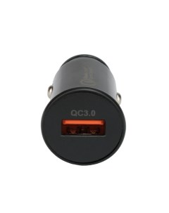 Автомобильное зарядное устройство USB 3А 18 Вт QC черный MP3A UC CAR22 Cablexpert