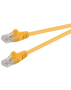 Патч корд UTP кат 5e 0 3 м RJ45 RJ45 желтый CCA 10 шт UTP RJ45 RJ45 5e 0 3M YL EX258664RUS 10 Exegate