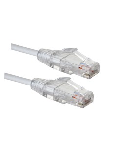 Патч корд UTP кат 6a 1 м RJ45 RJ45 белый CU LSZH 21S UA 01WT Eurolan