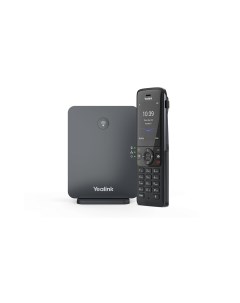 VoIP телефон W78P 20 линий 10 SIP аккаунтов цветной дисплей DECT PoE черный W78P Yealink