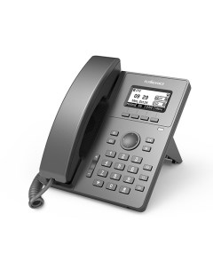 VoIP телефон P10W 2 линии 2 SIP аккаунта монохромный дисплей серый P10W Flyingvoice
