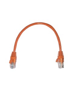 Патч корд UTP кат 5e 0 25 м RJ45 RJ45 оранжевый LSZH N BC UTP 5e 0 25m 8 lszh Netko