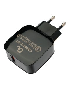 Сетевое зарядное устройство MP3A PC 41 18 Вт USB Quick Charge 3А черный MP3A PC 41 Cablexpert