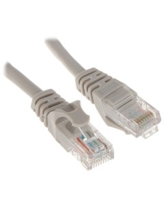 Патч корд UTP кат 5e 30 м RJ45 RJ45 серый CU BPC U5E181 30M Bion