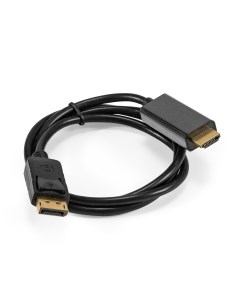 Кабель DisplayPort 20M HDMI 19M экранированный 1 м черный EX CC DP HDMI 1 0 EX294708RUS Exegate