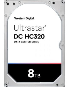 Жесткий диск HDD 8Tb Ultrastar DC HC320 3 5 7 2K 256Mb SAS 12Gb s HUS728T8TAL5204 0B36453 Western digital