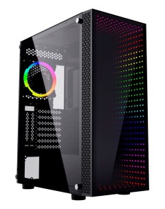 Корпус GG-CC120, ATX, Midi-Tower, USB 3.0, RGB подсветка, черный, без БП (GG-CC120) Gmng
