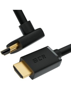 Кабель HDMI 19M HDMI 19M прямой верхний угол v2 0 4K 3 м черный GCR 52320 GCR 52320 Greenconnect