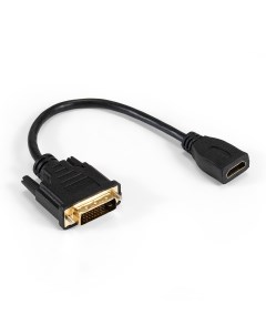 Кабель переходник адаптер DVI D 25M HDMI 19F 20 см черный EX CC HDMIF DVIM 0 15 EX294675RUS Exegate