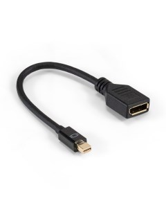 Кабель переходник адаптер DisplayPort 20M Mini DisplayPort M 15 см черный EX CC mDPM DPF 0 15 EX2947 Exegate
