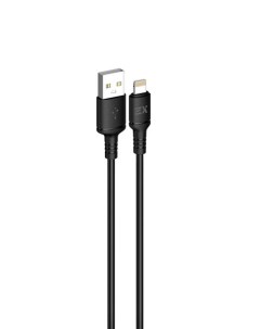 Дата кабель USB 2 0 Am Lightning 8 pin m 3А 1 м черный EX K 1499 EX K 1499 Exployd