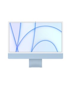 Моноблок iMac 24 4480х2520 M1 2 ГГц 8Gb RAM 512Gb SSD WiFi BT Cam MacOS синий клавиатура мышь без ев Apple