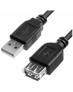 Кабель удлинитель USB 2 0 A f USB 2 0 A m 1 8 м черный R90038 R90038 4ph