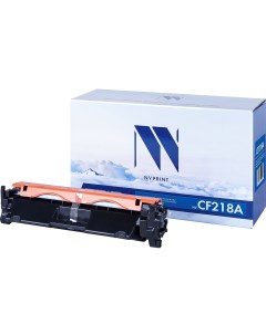 Набор картриджей лазерный NV CF218ATNC 2 18A CF218A черный 1400 страниц 2 шт совместимый для LaserJe Nv print