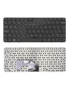 Клавиатура для ноутбука HP Mini 210 1000 черная с черной рамкой Azerty