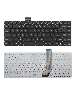 Клавиатура для ноутбука Asus F402 S400 X402 черная без рамки Azerty