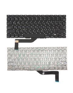 Клавиатура для ноутбука Apple MacBook Pro 15 A1398 плоский Enter Mid 2012 Mid 2015 Azerty