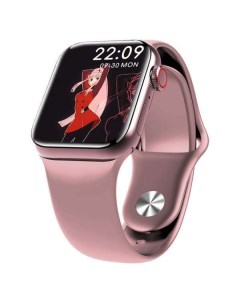 Смарт часы M16 Plus экран 1 75 дюйма Водонепроницаемые Розовые Smart watch