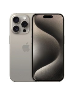 Смартфон iPhone 15 Pro 256GB Natural Titanium Dual Sim Apple