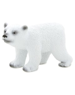Фигурка Mojo Белый полярный медвежонок в движении Animal planet
