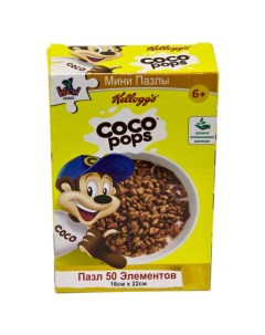 Пазл 16x22 см 50 элементов тип Coco Pops цвет желтый 190231F Kellogg's