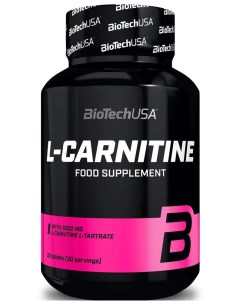 Л карнитин Biotech USA L Carnitine 1000 мг 30 таб Biotechusa