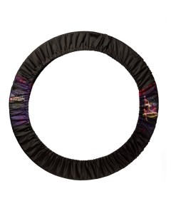 Чехол для гимнастического обруча черный фиолетовый 066 р XL Solo